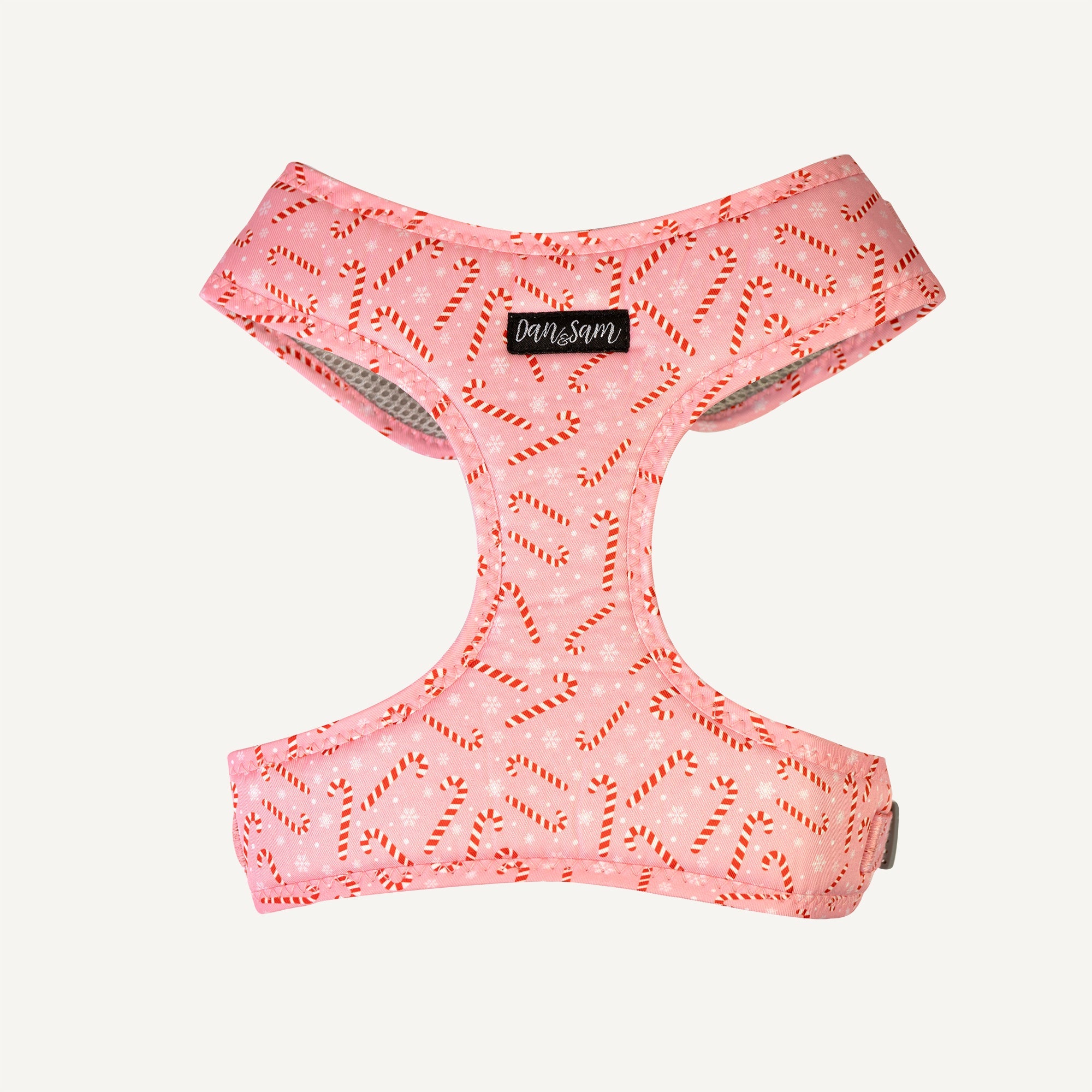 Dan & Sam - Dog Harness (Candy Cane Kisses) - Small