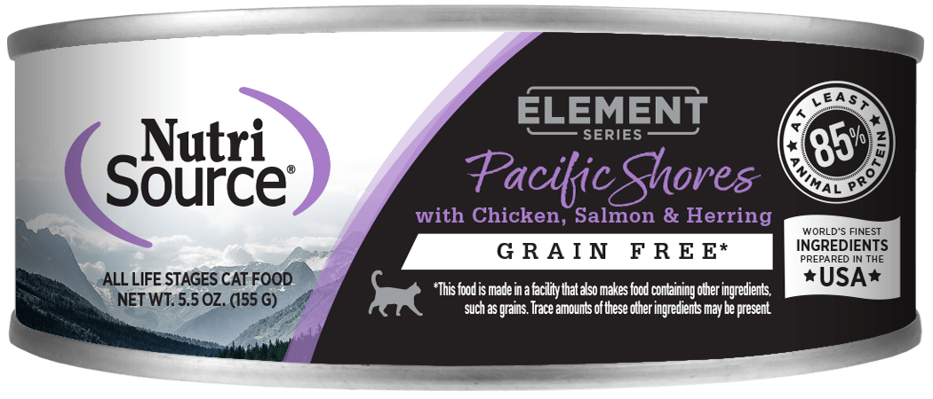 NutriSource Element Series Pacific Shores Grain Free Canned Cat Food