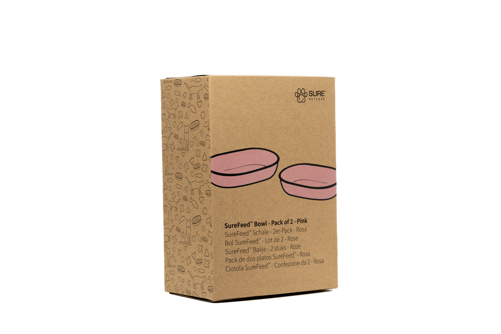 Surefeed Pet Feeder Bowl - Pink