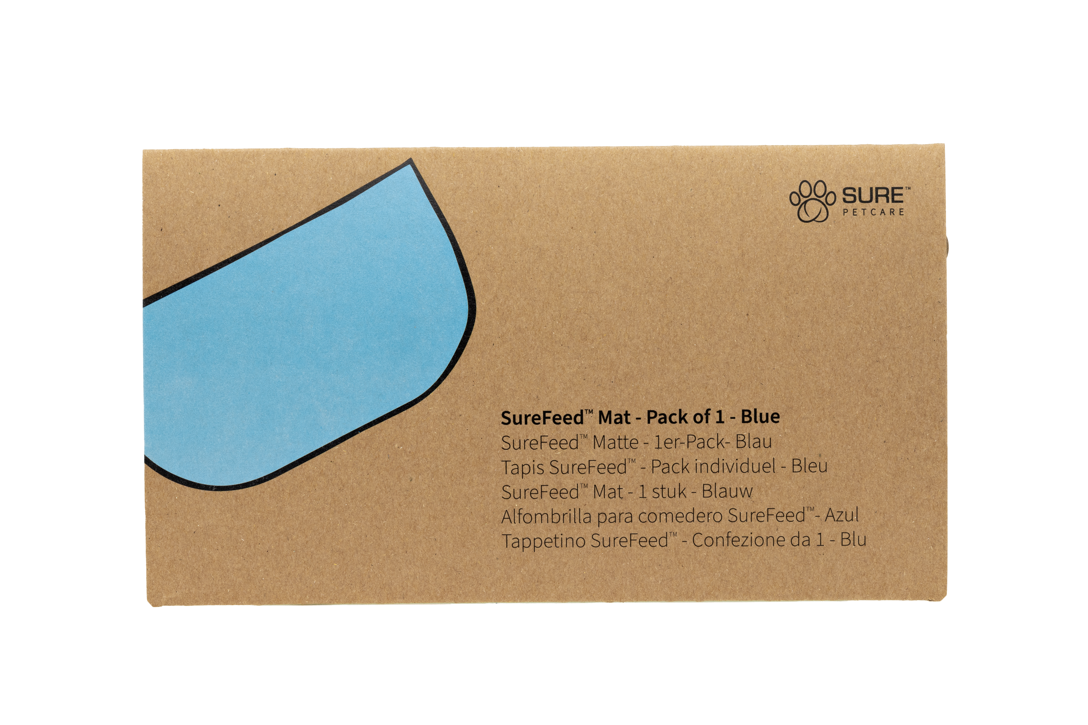 Surefeed Pet Feeder Mat - Blue