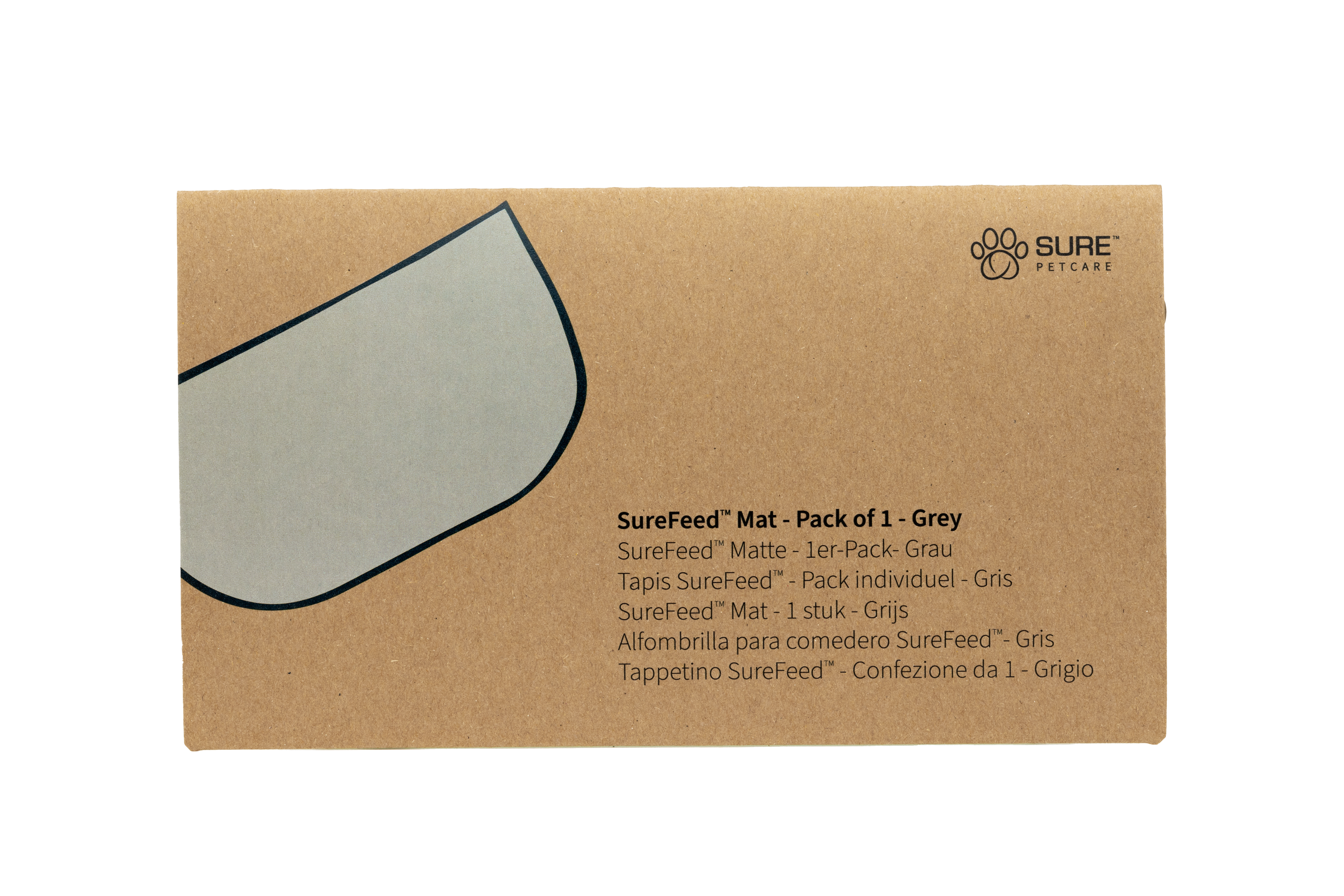 Surefeed Pet Feeder Mat - Grey